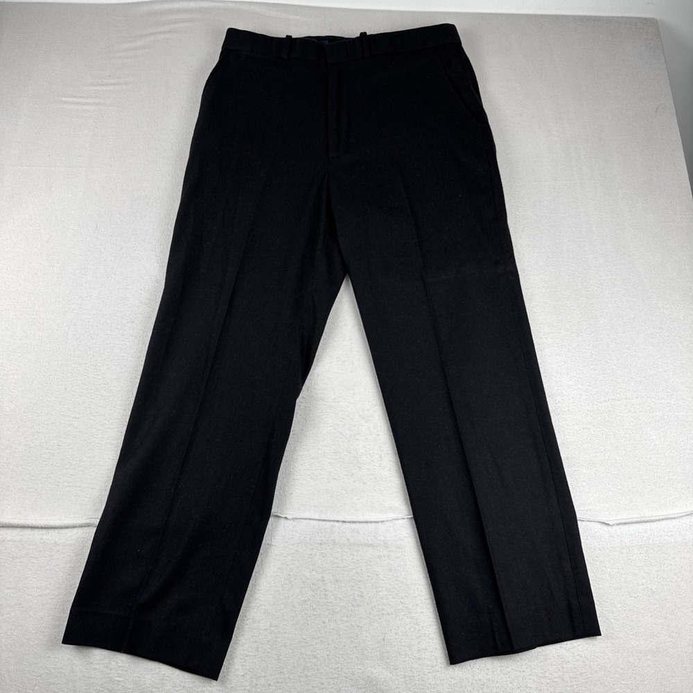 Polo Ralph Lauren Dark Gray Wool Nylon Blend Dress Pants fits 32*28 office